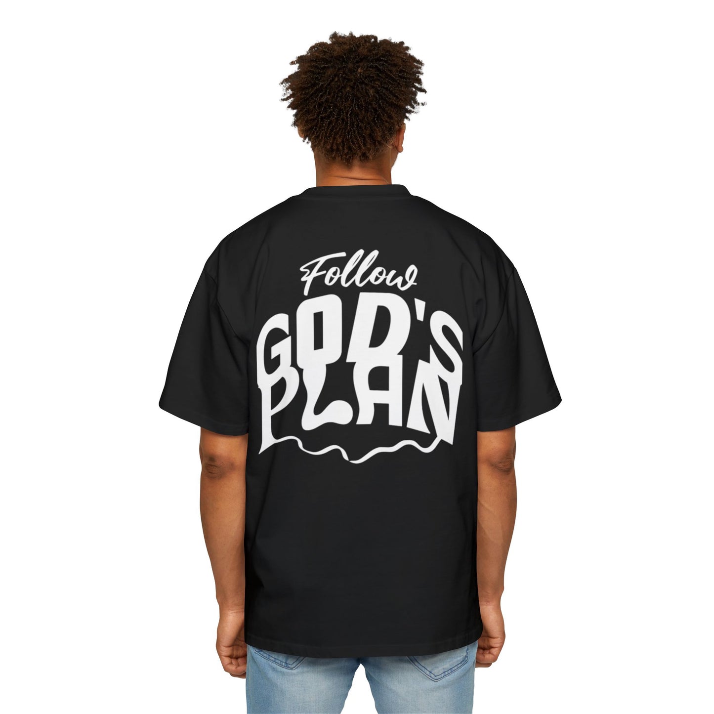 Oversized Tee - 'God's Plan' Design