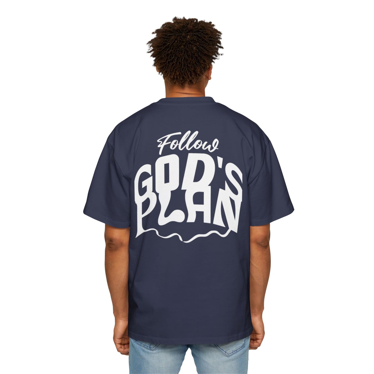 Oversized Tee - 'God's Plan' Design